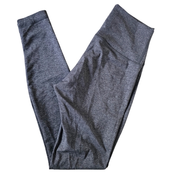 lululemon athletica Pants - Lululemon Wunder Under Gray Leggings Yoga Pants Size 6 High Rise